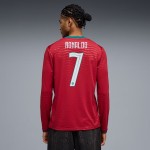 2026 Portugal Home Long Sleeve Fan Jersey - Ronaldo #7